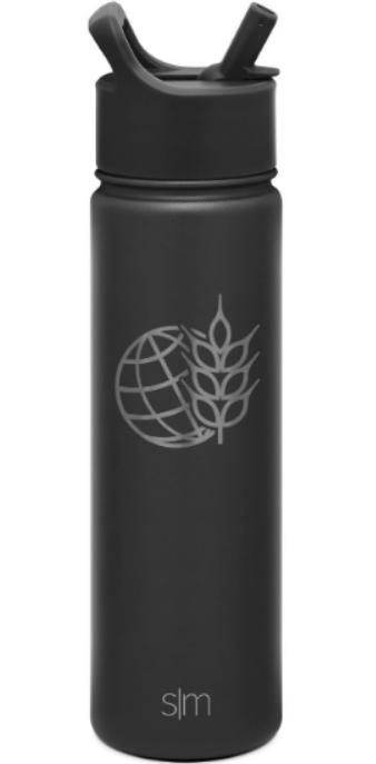 MDB Global Summit Water Bottle- 22oz Midnight Black