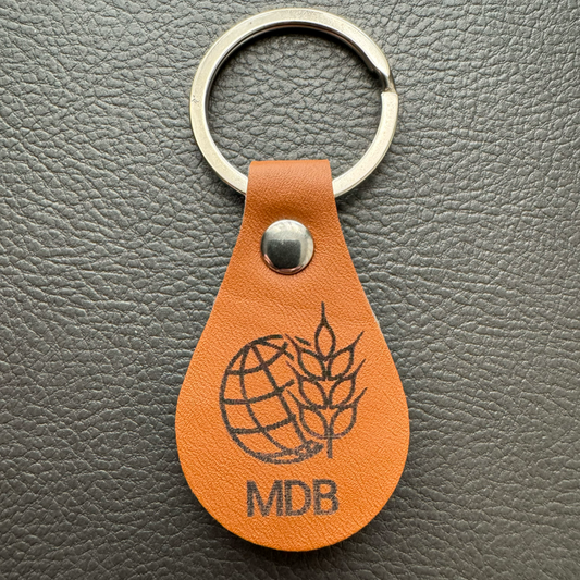 MDB Leather Keychain